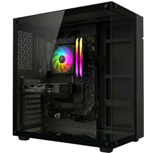 Custom PC "Fortress Black" Computer Case (Without Fans)