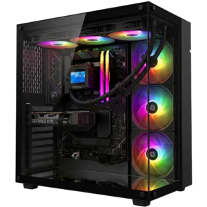 Custom PC "Fortreess Black RGB" Computer Case (6*120mm ARGB Fans)