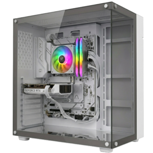 Custom PC "Fortress White" Computer Case (Without Fans)