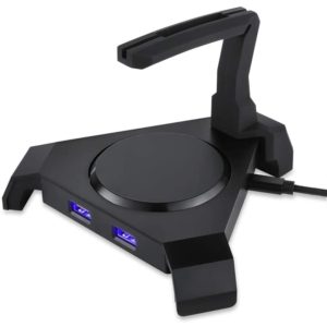 Mouse Bungee Q20 MOTOSPEED USB Hub Gaming Mouse Bungee With RGB Lighting