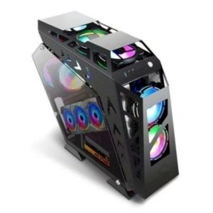 Custom PC “Bulldozer RGB” Computer Case (3*120mm ARGB Fans)