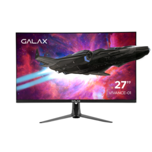 GALAX Gaming Monitor (VI-01) 27 Inch 2K QHD 1440P/ IPS / 165Hz / 1ms / G-Sync Certified / HDR / DCI-P3 95% / Borderless