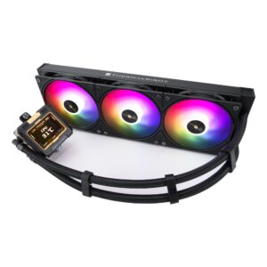Thermalright FROZEN WARFRAME 360 ARGB 360mm CPU Lequid Cooler "With 2.4 inch LCD screen" (Black)
