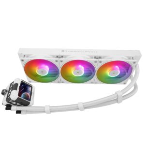 Thermalright FROZEN WARFRAME 360 ARGB 360mm CPU Lequid Cooler "With 2.4 inch LCD screen" (White)