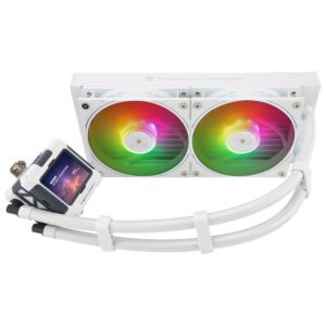 Thermalright FROZEN WARFRAME 240 ARGB 240mm CPU Lequid Cooler "With 2.4 inch LCD screen" (White)
