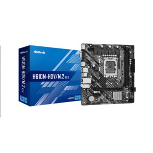 ASROCK H610M-HDV/M.2 R2.0 H610M LGA 1700 (Intel 12th/13th/14th Gen) mATX Motherboard