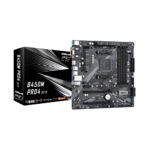 ASROCK B450M PRO4 R2.0 (AMD Ryzen 5000,3000 Series AM4)