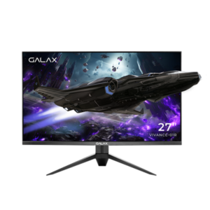 GALAX Gaming Monitor (VI-01R) 27 Inch 2K QHD 1440P/ IPS / 180Hz / 1ms / G-Sync Certified / HDR / DCI-P3 92% / Borderless
