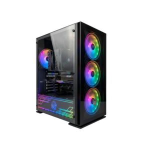 Custom PC “Ninja RGB” Computer Case (4*140mm ARGB Fans)